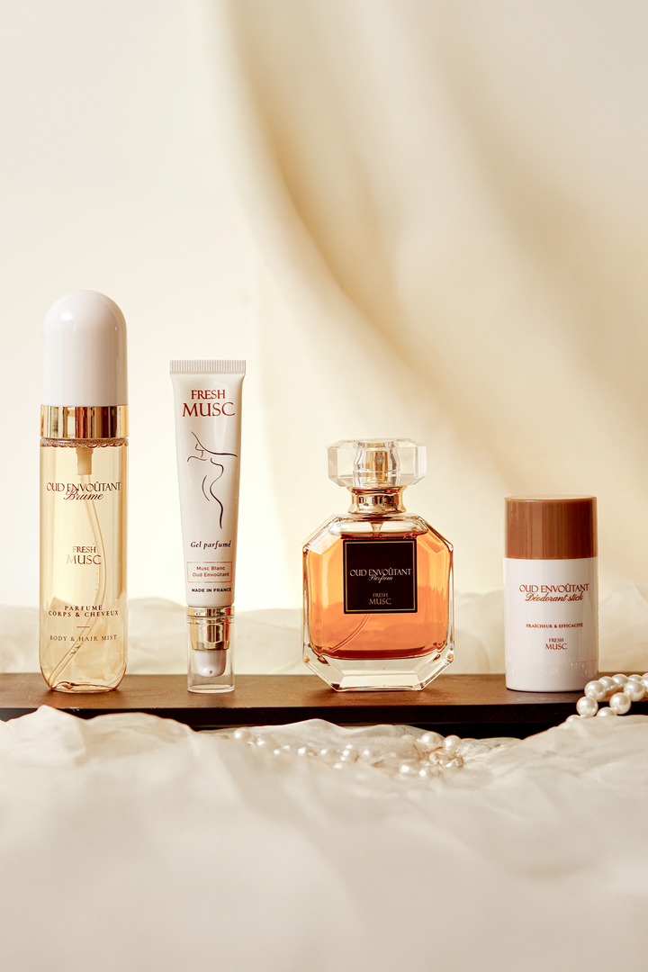 Coffret Rituel Oud Envoûtant avec 4 produits Fresh Musc