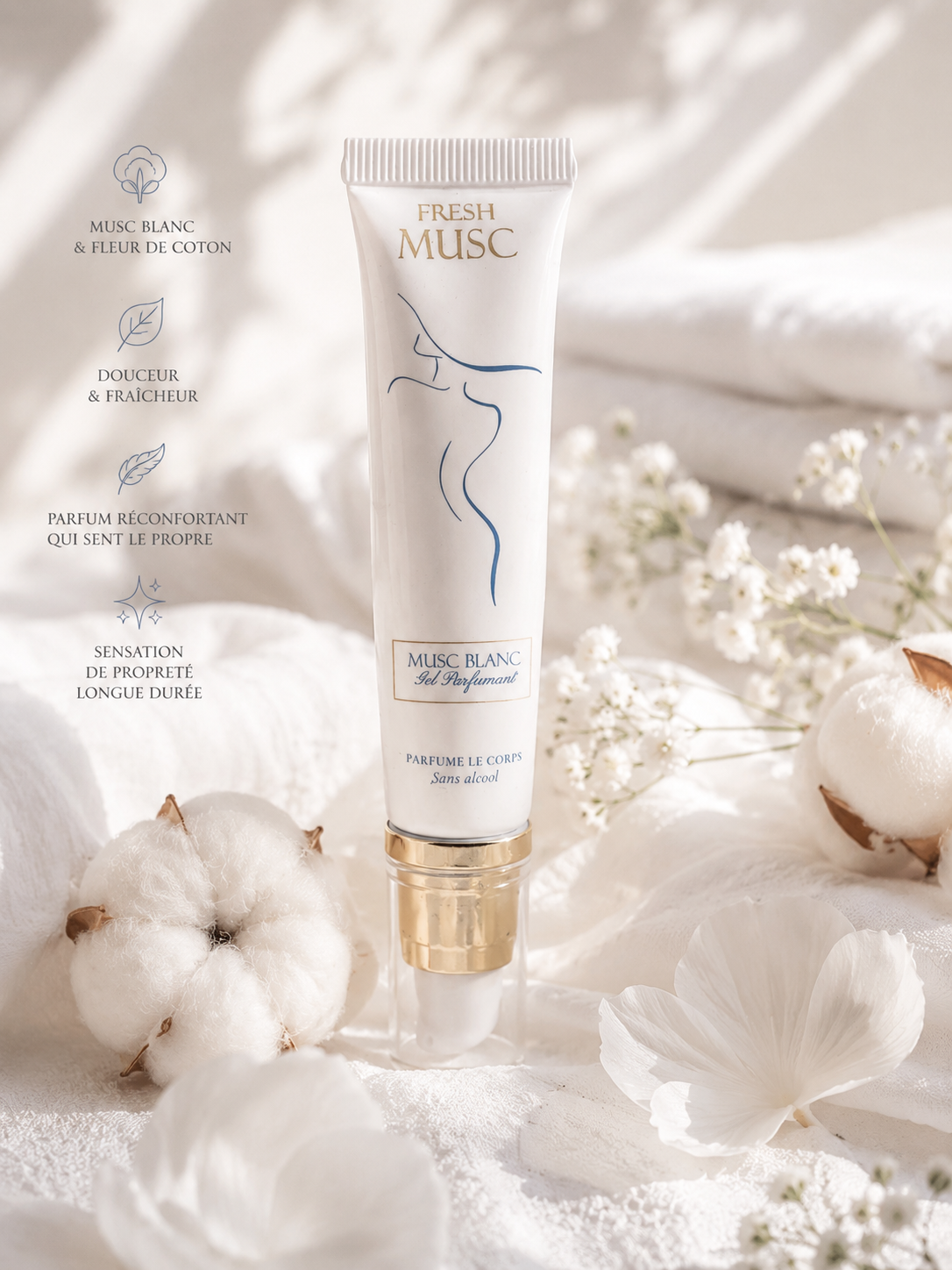 Gel parfumant  Musc blanc Tahara  Fraîcheur